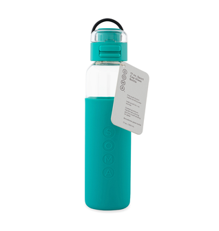 Soma Sport Glass Water Bottle, Assorted Colors, 17oz