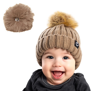 Infant Detachable Pom Beanie (FJBH8)