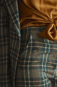 The Knox Pant in Wool Plaid