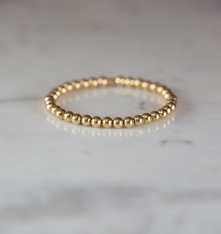 Gold Beaded Bracelet