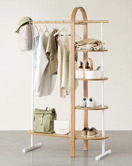 Minimalist wall-mounted shoe rack helps store footwear while decluttering  your space - Yanko Design