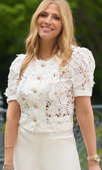 Joanie 3D Lace Jacket