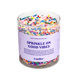 SPRINKLE ON GOOD VIBES CANDLE