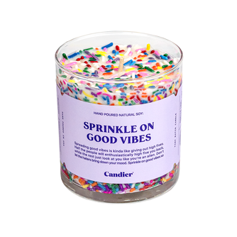 SPRINKLE ON GOOD VIBES CANDLE