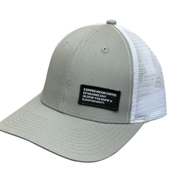 Grey/White Copper Moon Stat Hat (Longitude/Latitude)