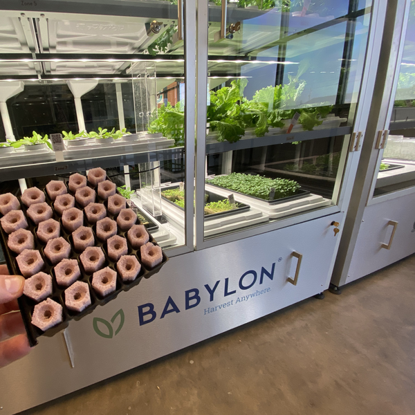 Babylon Micro-Farms partners with GROWFOAM® to offer its customers a  new certified compostable & biodegradable grow medium