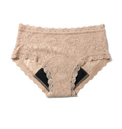 Signature Lace® Leakproof Boyshort Chai