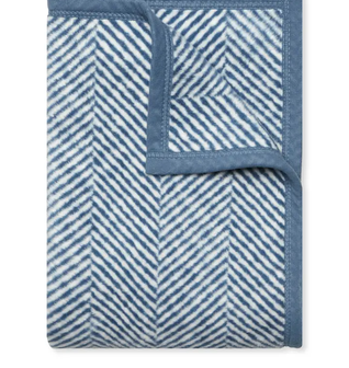 Harborview Herringbone Cornflower Blanket