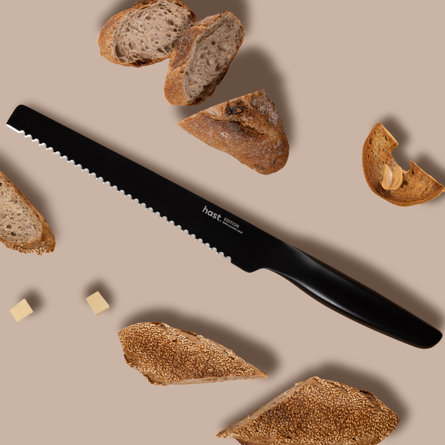 Hast high perfromance design knife-bread knife-black-flat lay.jpg