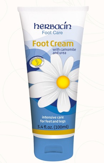 Herbacin Foot Care Foot Cream - tube 3.4 fl.oz.