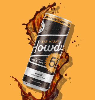 Howdy 5MG THC Original Cold Brew Coffee (8-Pack)