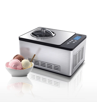 Whynter ICM‑200LS 2.1 Qt Upright Automatic Compressor Ice Cream Maker – Stainless Steel