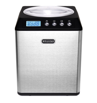 Whynter 2.1 Quart Upright Ice Cream Maker with Stainless Steel Bowl ICM-201SB