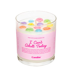I Can't Adult Today Cereal Candle