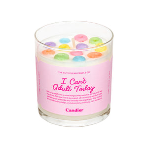 I Can't Adult Today Cereal Candle