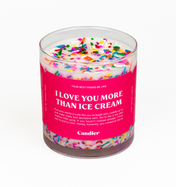 LOVE YOU MORE THAN ICE CREAM CANDLE