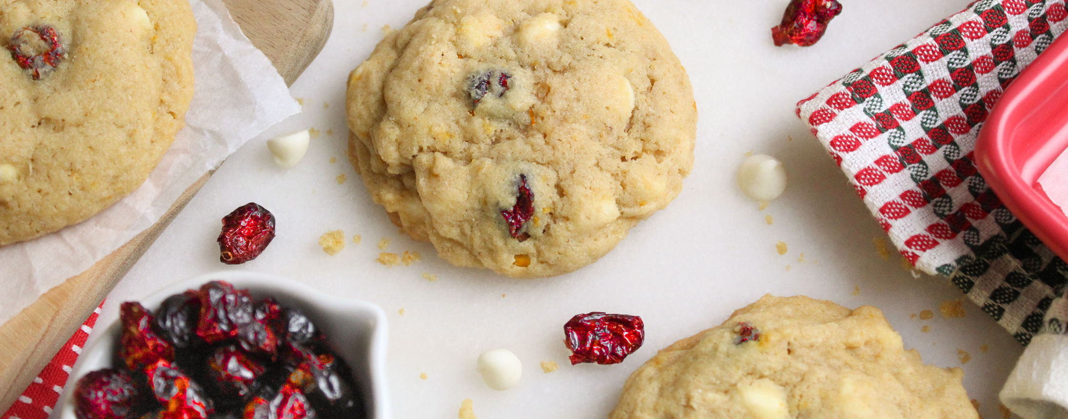 KAMUT® Brand Wheat - Cranberry Bliss Cookies