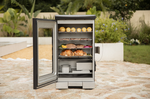 East Oak 30-Inch Electric Smoker with Glass Door