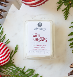 White Christmas Wax Melts - Coconut Wax with Eucalyptus, Mint, Cypress,  Pine