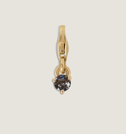 Ma-eum Birthstone Charm Black Diamond