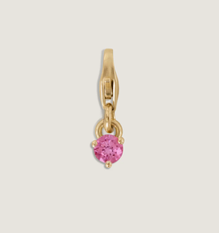 Ma-eum Birthstone Charm Pink Tourmaline