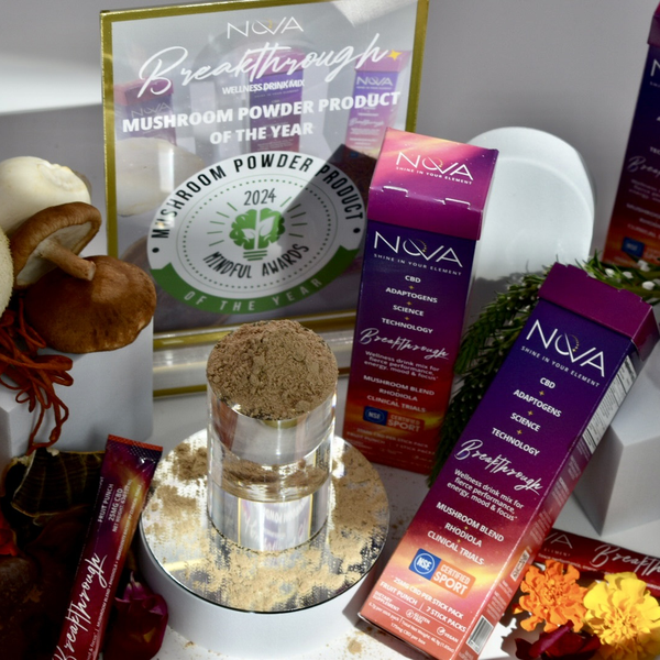 NOVA’s Breakthrough Wellness Drink Mix Wins “Mushroom Powder Product of The Year” In 2024 Mindful Awards Program