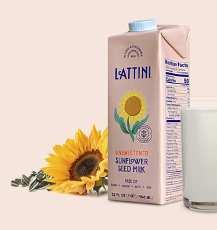 Lattini Unsweetened Sunflower Milk