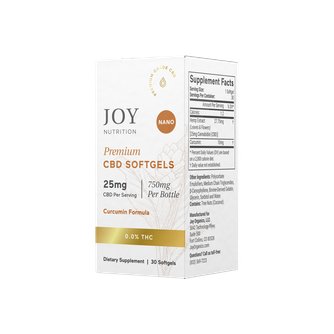 Broad Spectrum CBD Softgels with Curcumin