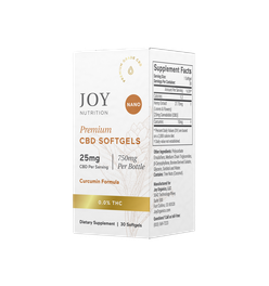 Broad Spectrum CBD Softgels with Curcumin