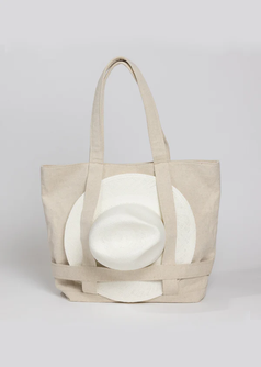 The Original Canvas Traveler Bag- Solid Natural