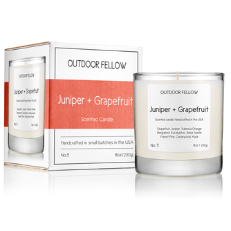 Juniper + Grapefruit Scented Candle