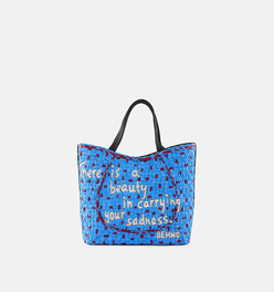 KATRINA MINI TOTE RAFFIA PEBBLE