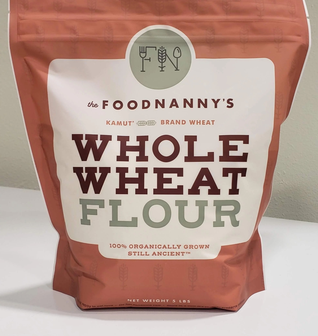 Kamut Whole Wheat Flour, 5 lb bag