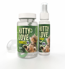 Kitty Love Bubbles: Catnip-infused Play & Spray Duo