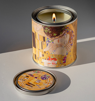 Artributed - Klimt The Kiss Candle
