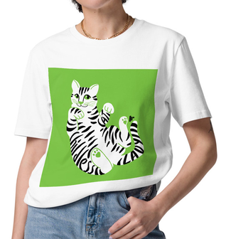 Childless Cat Lady Tee - Brat Green