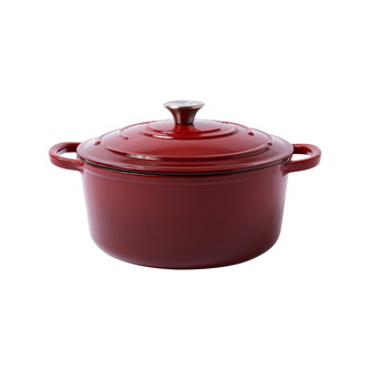 Enameled Cast Iron Dutch Oven (5.7QT/5.4L) in Cabernet