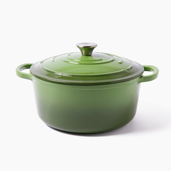 Enameled Cast Iron Dutch Oven (5.7QT/5.4L) in Okra