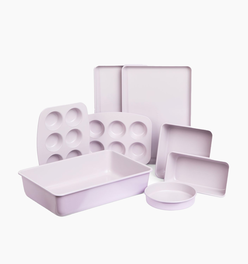 Stackable Ceramic Bakeware (8-Piece Set) in Lavender