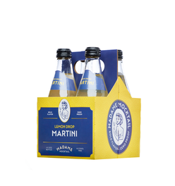Madame Mocktail Lemon Drop Martini 4 pack/12 oz Glass