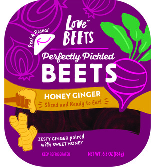 Perfectly Pickled Beet Slices Honey Ginger
