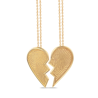 BFF Heart (Yellow Gold)