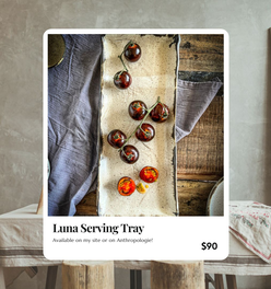 Luna Large Rectangular Tray