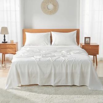 NEW 100% Organic SATEEN Cotton Sheet Set