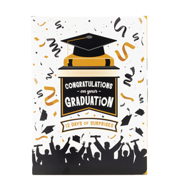 12 Days of Graduation Gifts, Congratulations on your Graduation Gift Packaging, Fill it Yourself Empty Graduation Gift Packaging