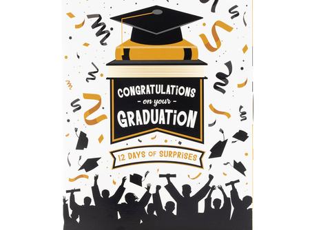 12 Days of Graduation Gifts, Congratulations on your Graduation Gift Packaging, Fill it Yourself Empty Graduation Gift Packaging