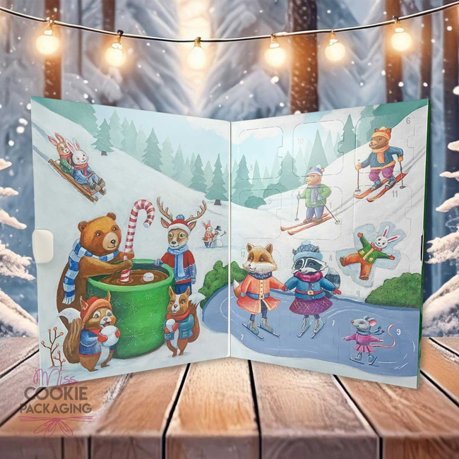 MCP Woodland Creatures Cookie Advent Calendar 12 Day Open.jpg