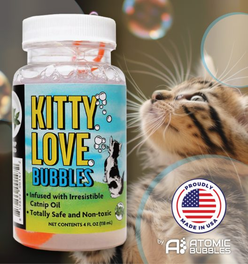 Kitty Love® Bubbles- 2 Pack (Catnip-infused)