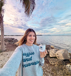 Coffee and Manatees Sweatshirt