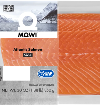 MOWI Atlantic Salmon Side 30oz